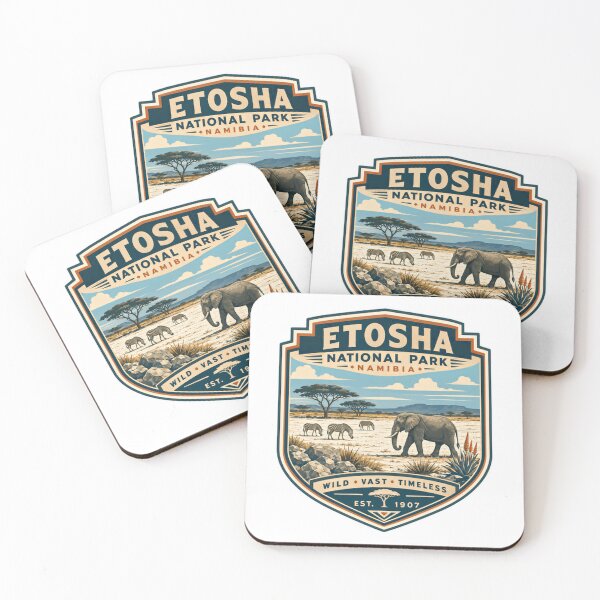 Item preview, Etosha National Park Namibia Wild Vast Timeless Est. 1907 African Safari Travel Wildlife Lover designed and sold by Simsimah26Parks.