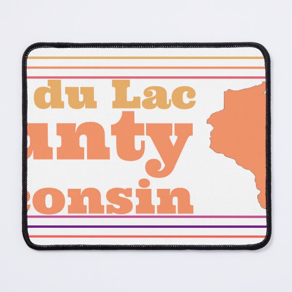Item preview, Fond Du Lac County Wisconsin Highlighted on State Map designed and sold by TheIconSmith.