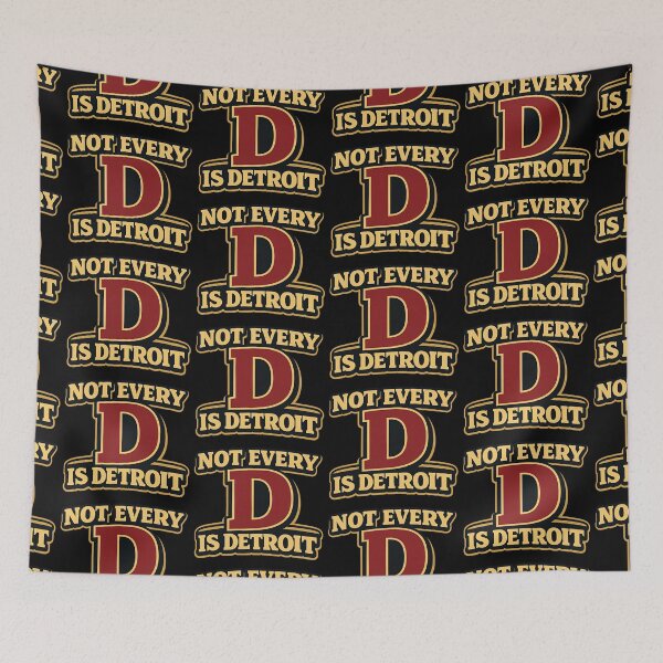 Item preview, Not Every D Is Detroit Funny Typography Shirt designed and sold by TeeTimeTreasure.