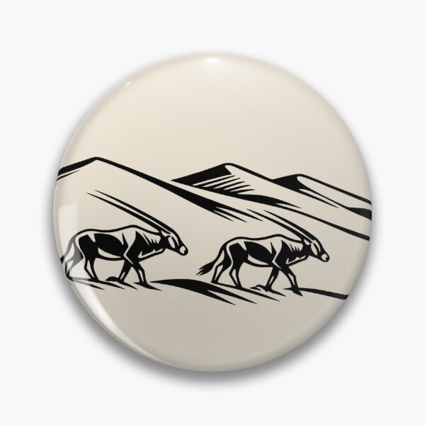 Item preview, Gemsbok Among The Dunes - Desert Wildlife Graphic designed and sold by JonelCrafts.