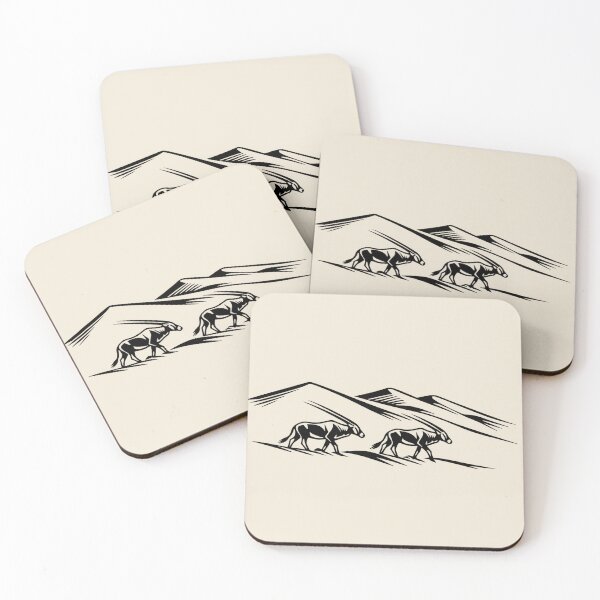 Item preview, Gemsbok Among The Dunes - Desert Wildlife Graphic designed and sold by JonelCrafts.