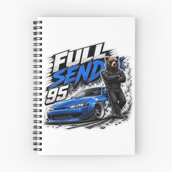 Item preview, Full Send Racing Graphic | JDM Drift Car PNG | Turbo Streetwear Design | Automotive Sticker Gift designed and sold by Stylestickers55.
