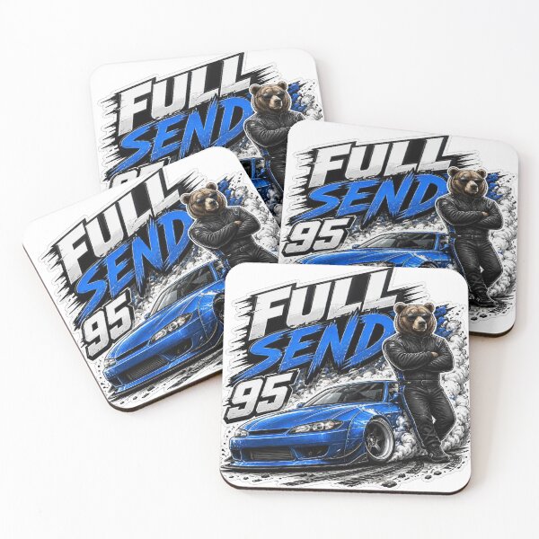 Item preview, Full Send Racing Graphic | JDM Drift Car PNG | Turbo Streetwear Design | Automotive Sticker Gift designed and sold by Stylestickers55.
