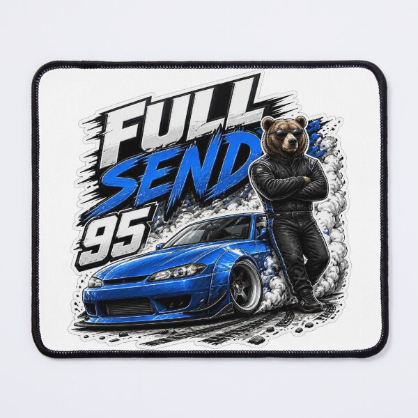 Item preview, Full Send Racing Graphic | JDM Drift Car PNG | Turbo Streetwear Design | Automotive Sticker Gift designed and sold by Stylestickers55.