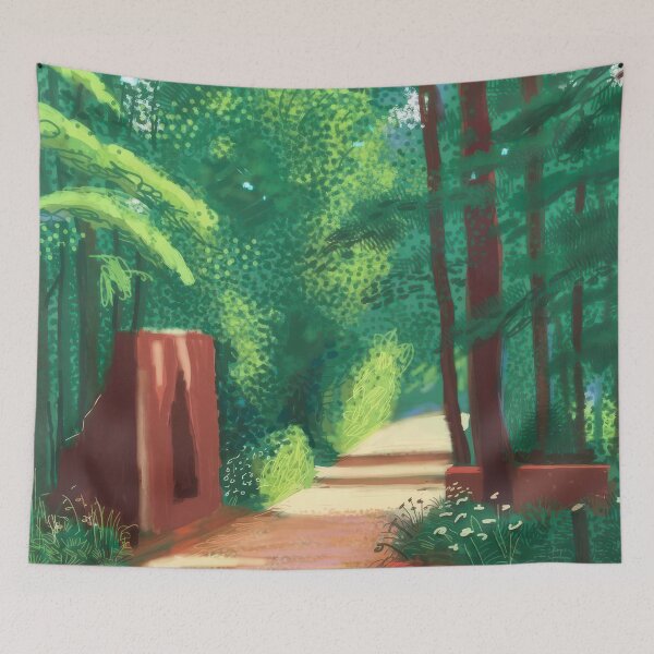 Item preview, David Hockney abstract, David Hockney art, David Hockney artist, David Hockney artwork, David Hockney beach, David Hockney blue, David Hockney brushstrokes designed and sold by Russemar.