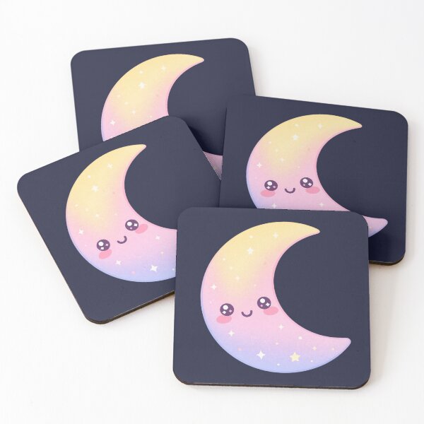 Item preview, Pastel Crescent Moon – Cute Kawaii Icon Sticker designed and sold by Cerys-GS.