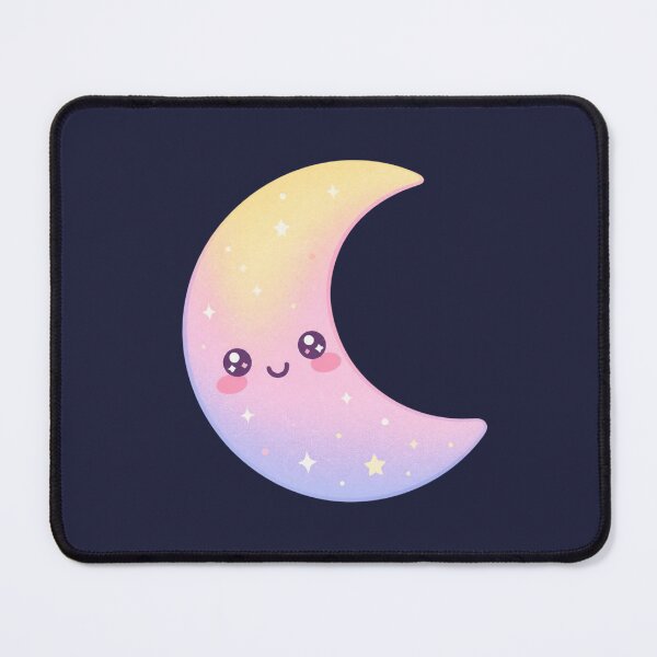 Item preview, Pastel Crescent Moon – Cute Kawaii Icon Sticker designed and sold by Cerys-GS.