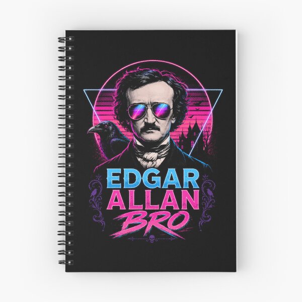 Item preview, Edgar Allan Bro – Neon Raven Synthwave designed and sold by Fenay Designs.