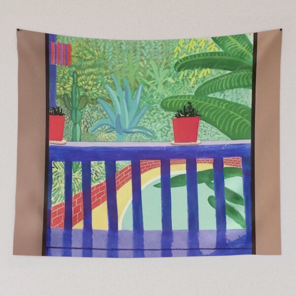 Item preview, David Hockney abstract, David Hockney art, David Hockney artist, David Hockney artwork, David Hockney beach, David Hockney blue, David Hockney brushstrokes designed and sold by Russemar.