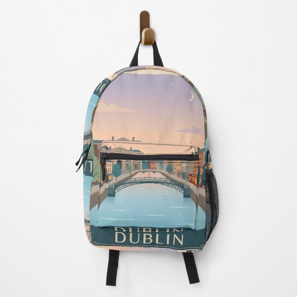Item preview, Dublin Ireland Sunset Travel Poster designed and sold by gerardimedina.