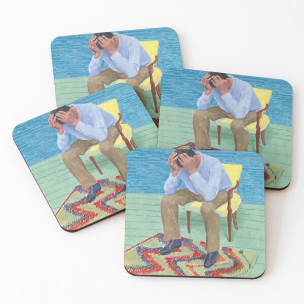 Item preview, David Hockney abstract, David Hockney art, David Hockney artist, David Hockney artwork, David Hockney beach, David Hockney blue, David Hockney brushstrokes designed and sold by Russemar.