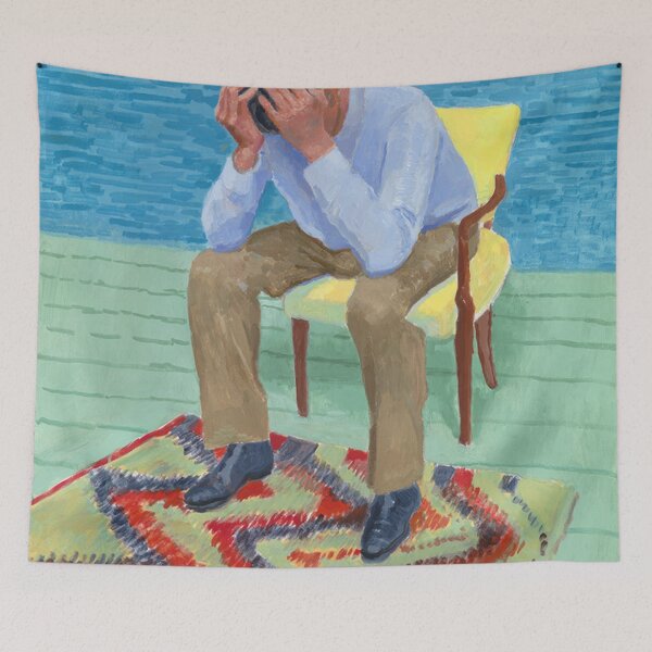 Item preview, David Hockney abstract, David Hockney art, David Hockney artist, David Hockney artwork, David Hockney beach, David Hockney blue, David Hockney brushstrokes designed and sold by Russemar.