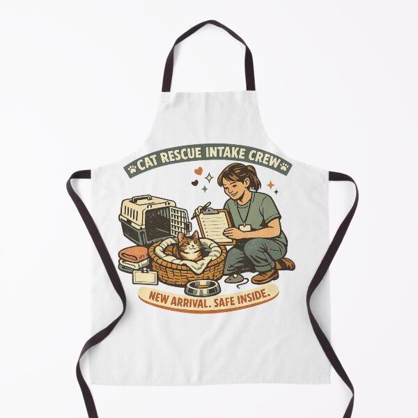 Item preview, Cat Rescue Intake Crew – New Arrival Safe Inside designed and sold by Concrete Coffee Studio.