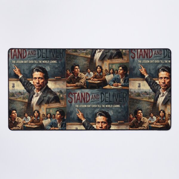 Item preview, Stand and Deliver Inspirational Drama Fine Art Tribute designed and sold by Art's Diner.
