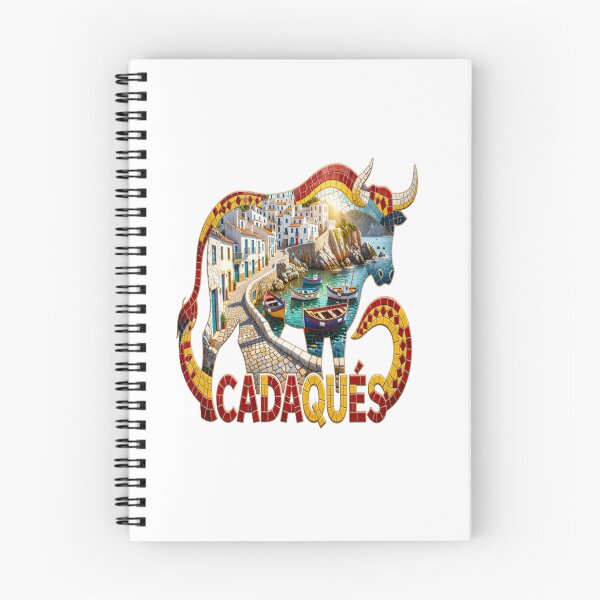 Item preview, Cadaques Coastal Mosaic Travel Sticker Summer Souvenir designed and sold by Imaginarium of Chaos falcon88 .