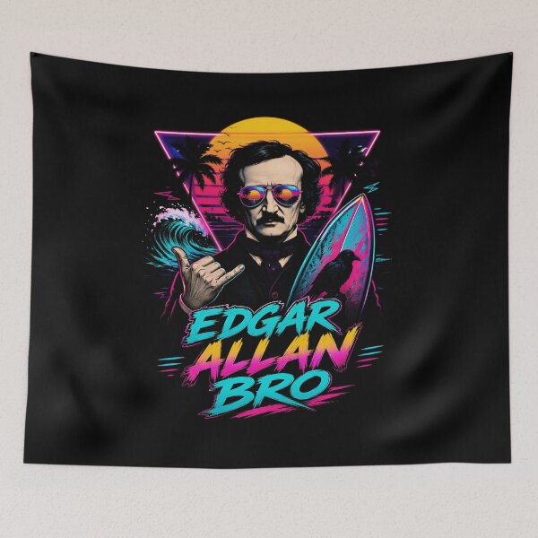 Item preview, Edgar Allan Bro – Neon Surf Shaka designed and sold by Fenay Designs.