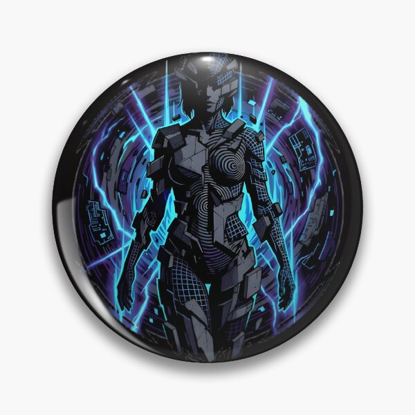 Item preview, Quantum Void Goddess – Cyberpunk Sci-Fi Digital Illustration designed and sold by UniqYou.
