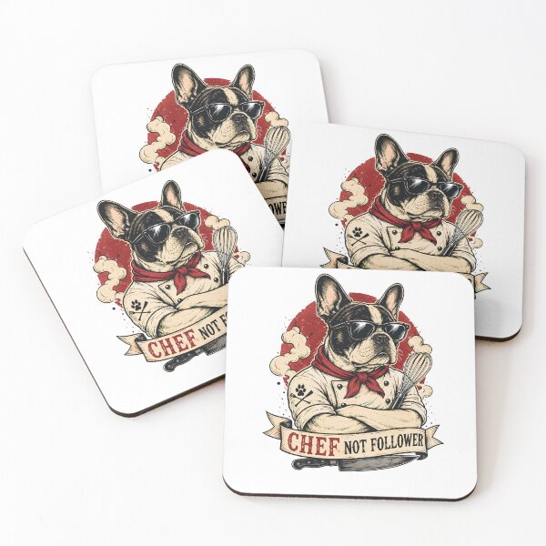 Item preview, French Bulldog Chef Not Follower | Funny Chef Dog | Frenchie Cooking Gift designed and sold by CH-4TEE.