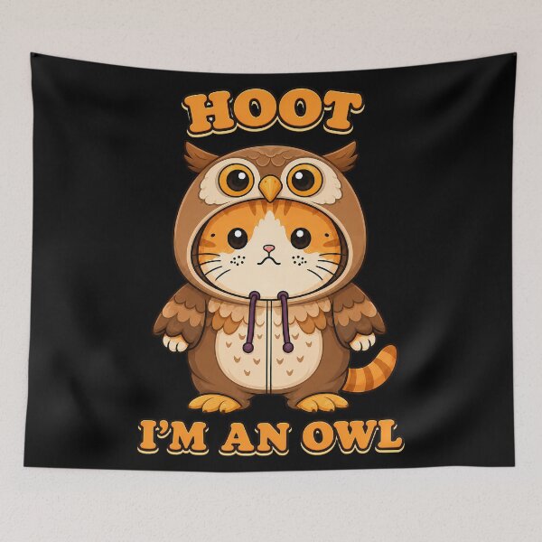 Item preview, CopyCat: Hoot, I'm an Owl designed and sold by ElectricMoonUK.