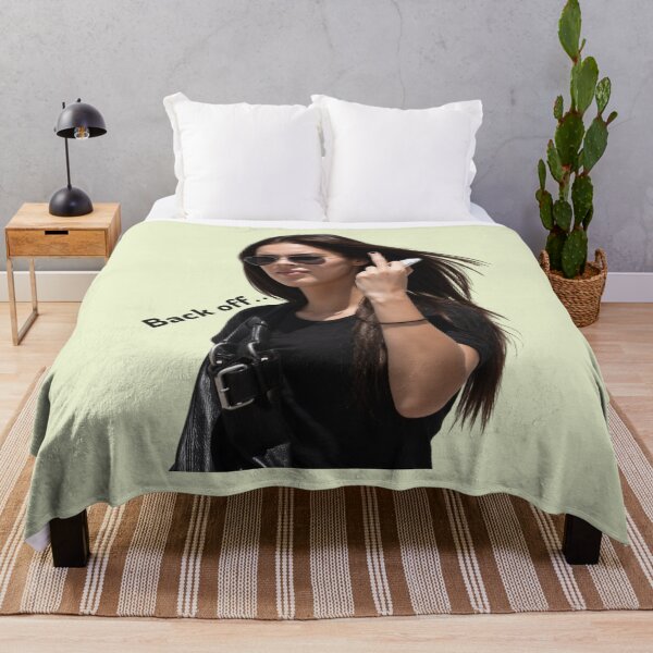 Item preview, Back Off Megan Fox Showing Middle Finger designed and sold by Vicky021.