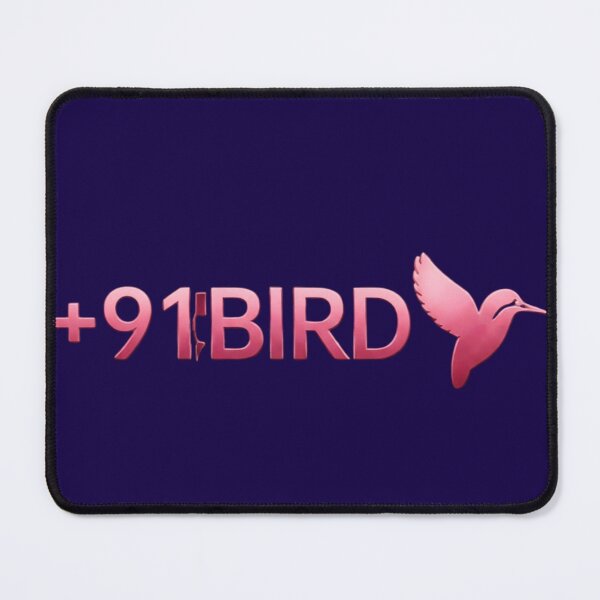 Item preview, +91BIRD First Logo (Sunset Pink) designed and sold by Plus91BIRD.