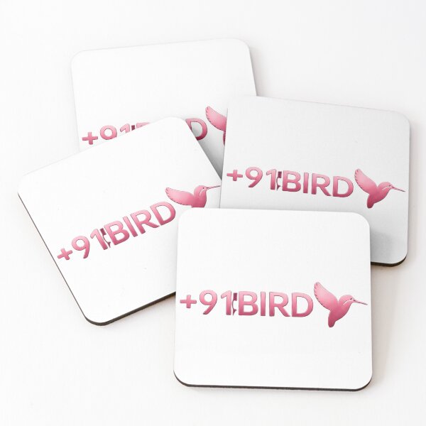 Item preview, +91BIRD First Logo (Sunset Pink) designed and sold by Plus91BIRD.