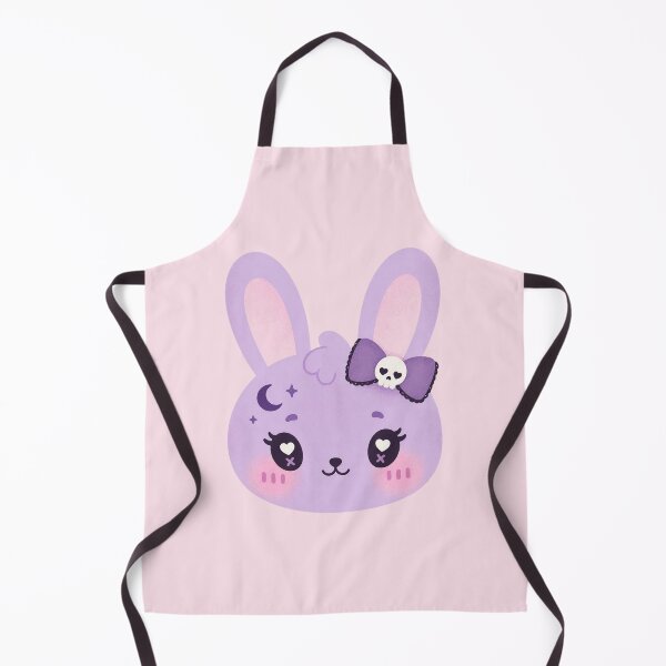 Item preview, Bat Spooky Bunny Head – Cute Pastel Bunny Icon Sticker designed and sold by Cerys-GS.