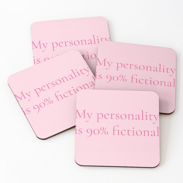 Item preview, My Personality Is 90% Fictional Funny Reader Fantasy Quote designed and sold by Creations by lyne.