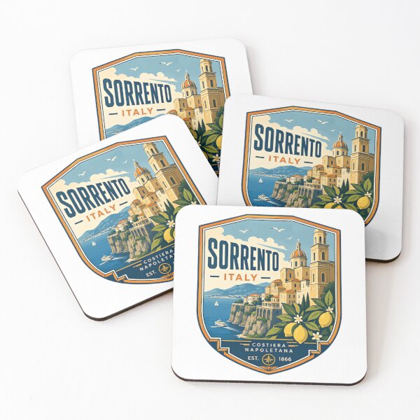 Item preview, Sorrento Italy Costiera Napoletana Travel Destination Est 1866 designed and sold by Simsimah26Parks.