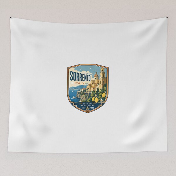 Item preview, Sorrento Italy Costiera Napoletana Travel Destination Est 1866 designed and sold by Simsimah26Parks.