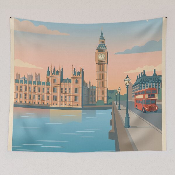 Item preview, Visit UK - London Cityscape designed and sold by gerardimedina.
