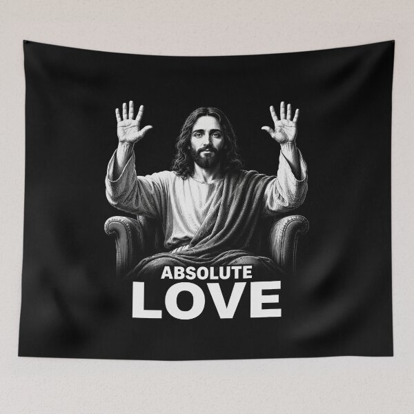 Item preview, Jesus – Absolute Love Meme designed and sold by Fenay Designs.