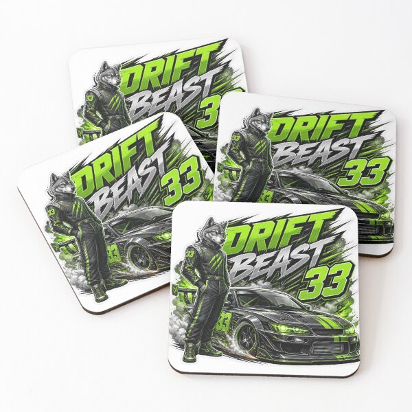 Item preview, Drift Beast Japanese Sports Car Graphic | JDM Drift Culture PNG | Racing Lover Apparel Design designed and sold by Stylestickers55.
