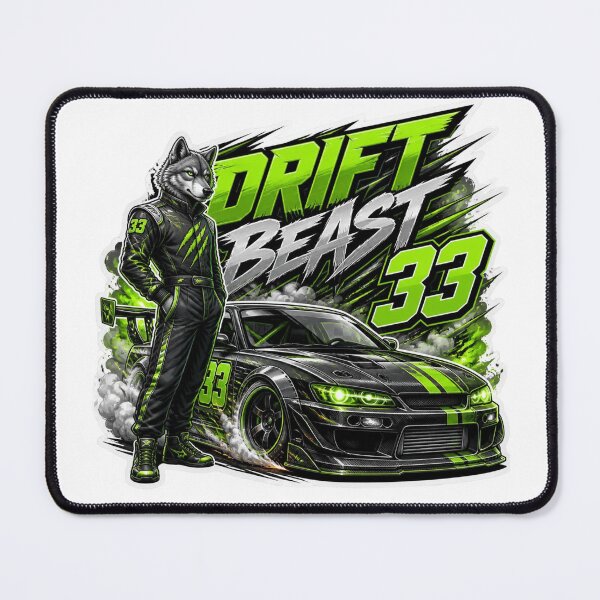 Item preview, Drift Beast Japanese Sports Car Graphic | JDM Drift Culture PNG | Racing Lover Apparel Design designed and sold by Stylestickers55.
