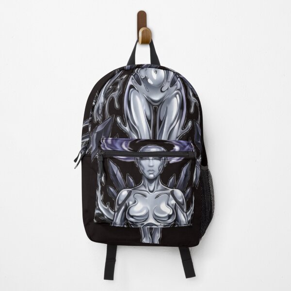 Item preview, Chromium Void Goddess | Dark Cosmic Fantasy Illustration designed and sold by UniqYou.