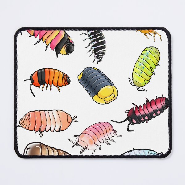 Item preview, Kawaii Colorful Isopods Collection - Cute Cubaris Woodlouse designed and sold by Neurospicy Trolls.
