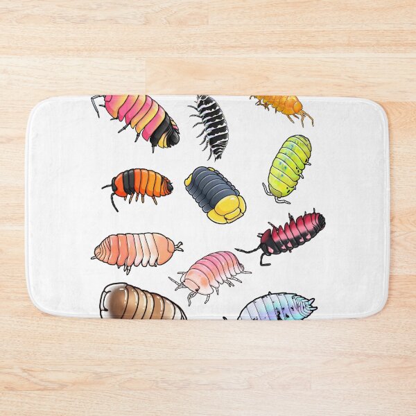 Item preview, Kawaii Colorful Isopods Collection - Cute Cubaris Woodlouse designed and sold by Neurospicy Trolls.