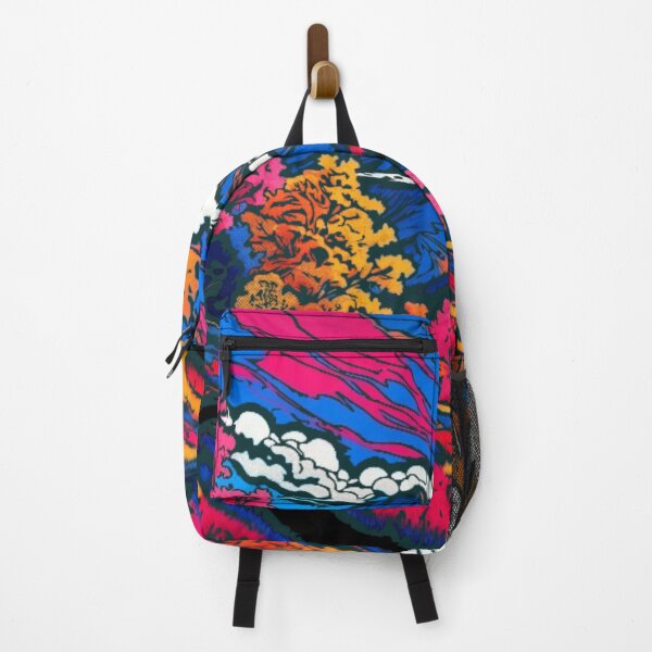 Item preview, Vibrant Pop Art Colorful Mountain Valley Landscape designed and sold by Nexus Space.