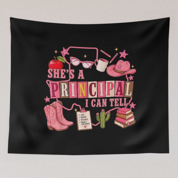 Item preview, Shes A Principal I Can Tell Cowgirl Teacher Back to School designed and sold by hemagamo.
