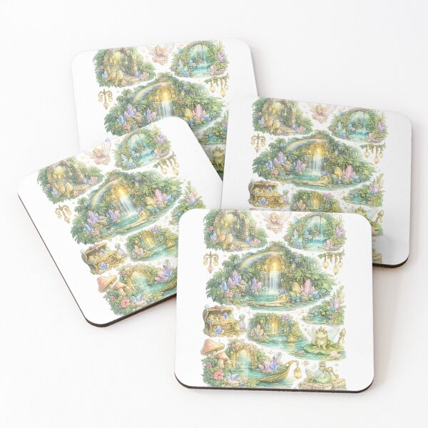 Item preview, Enchanted Fairy Garden | Magical Waterfall Fantasy designed and sold by Blush and Bloom.