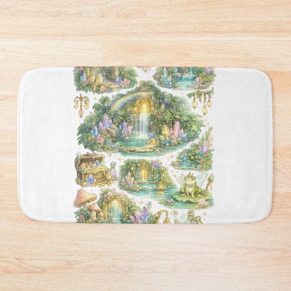 Item preview, Enchanted Fairy Garden | Magical Waterfall Fantasy designed and sold by Blush and Bloom.