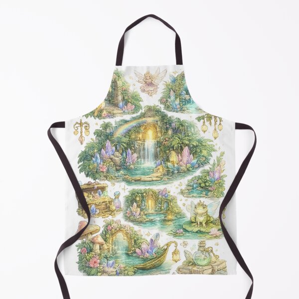 Item preview, Enchanted Fairy Garden | Magical Waterfall Fantasy designed and sold by Blush and Bloom.