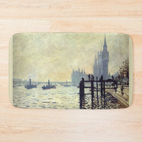 Item preview, The Thames Below Westminster Claude Monet painting designed and sold by ArtUnova.