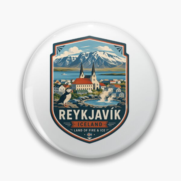 Item preview, Reykjavík Iceland Land Of Fire & Ice Travel Vacation Tourist designed and sold by Simsimah26Parks.
