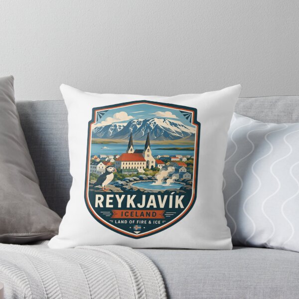Item preview, Reykjavík Iceland Land Of Fire & Ice Travel Vacation Tourist designed and sold by Simsimah26Parks.