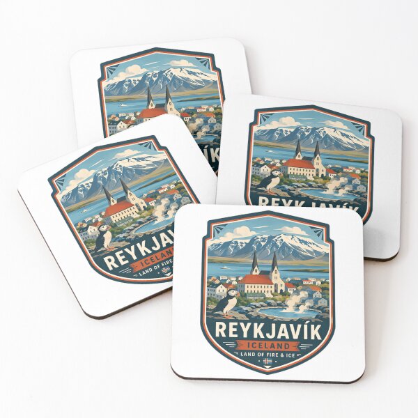 Item preview, Reykjavík Iceland Land Of Fire & Ice Travel Vacation Tourist designed and sold by Simsimah26Parks.