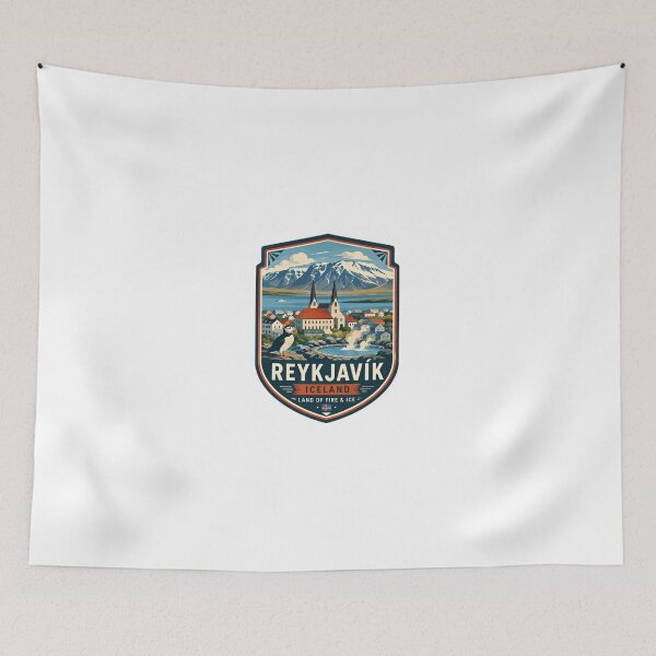 Item preview, Reykjavík Iceland Land Of Fire & Ice Travel Vacation Tourist designed and sold by Simsimah26Parks.