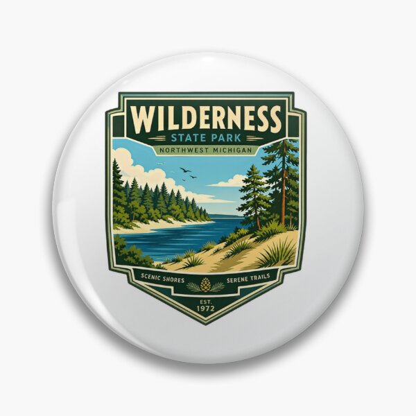 Item preview, Wilderness State Park Northwest Michigan Scenic Shores Serene Trails designed and sold by Simsimah26Parks.