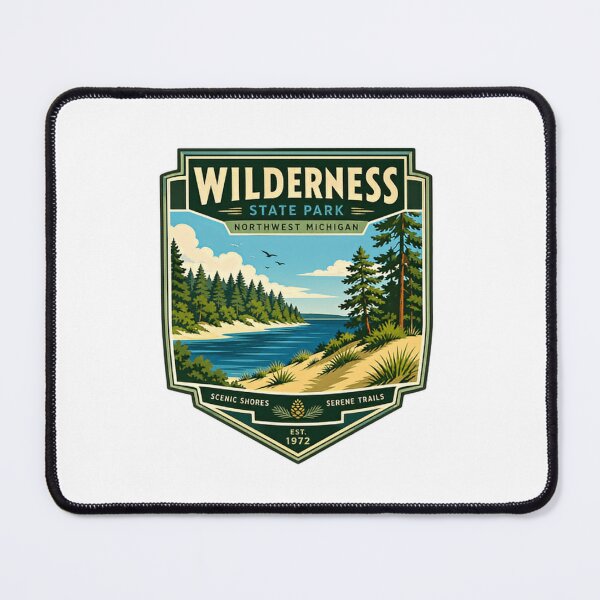 Item preview, Wilderness State Park Northwest Michigan Scenic Shores Serene Trails designed and sold by Simsimah26Parks.