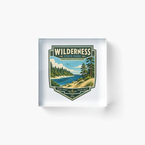 Item preview, Wilderness State Park Northwest Michigan Scenic Shores Serene Trails designed and sold by Simsimah26Parks.